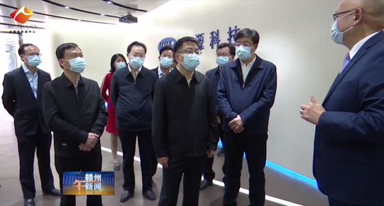 贛州市委副書(shū)記、市長(zhǎng)許南吉一行蒞臨我司考察調(diào)研